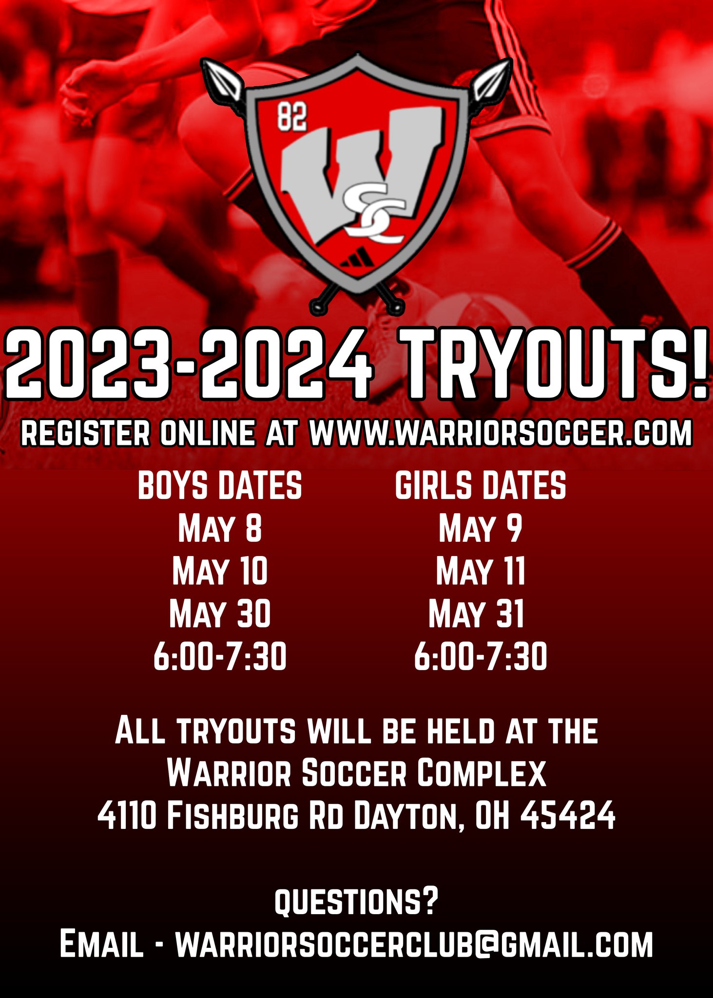 tryout flyer